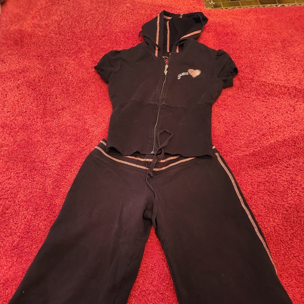 Guess 2 piece Size Small Lounging Outfit